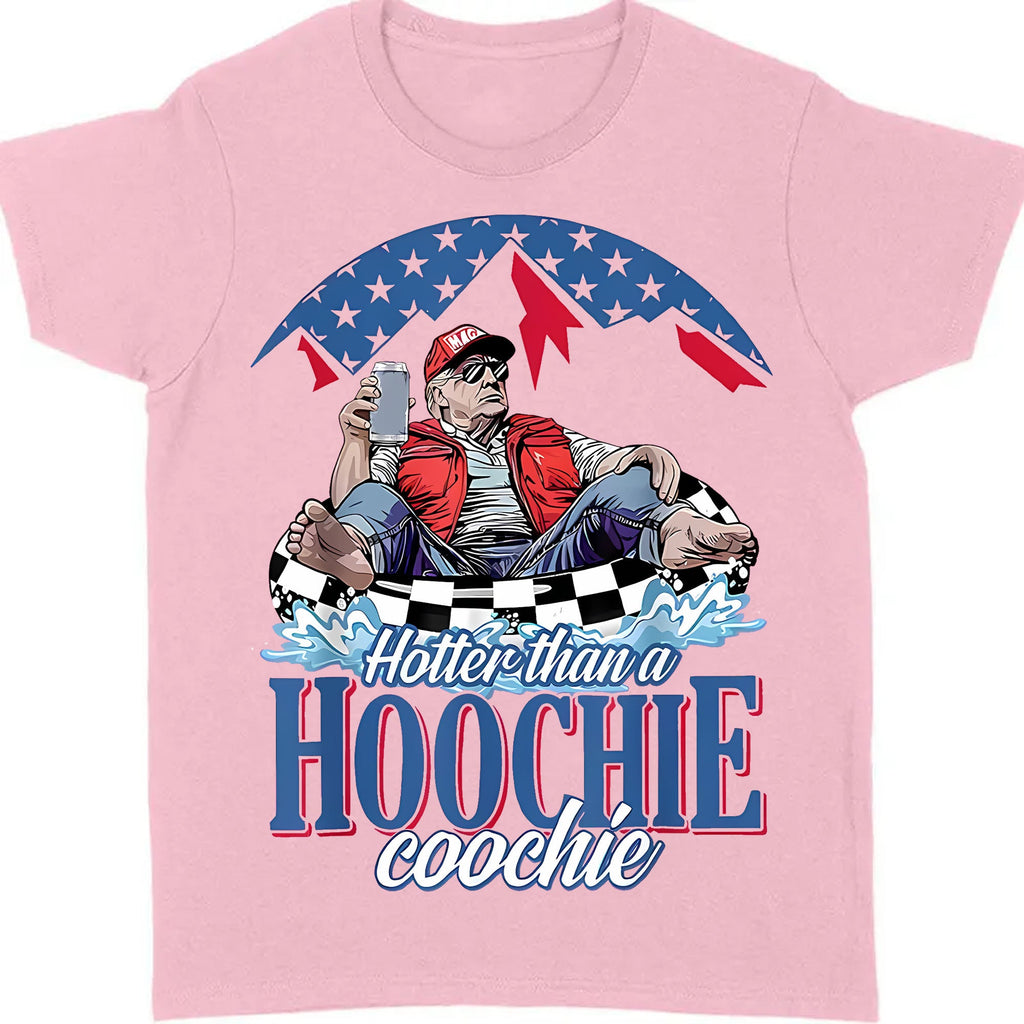 Hotter Than A Hoochie Trump Coochie Shirt | President Trump Summer Vibes T-Shirt | Patriotic Gift For Trump Supporters 682566 - GOP