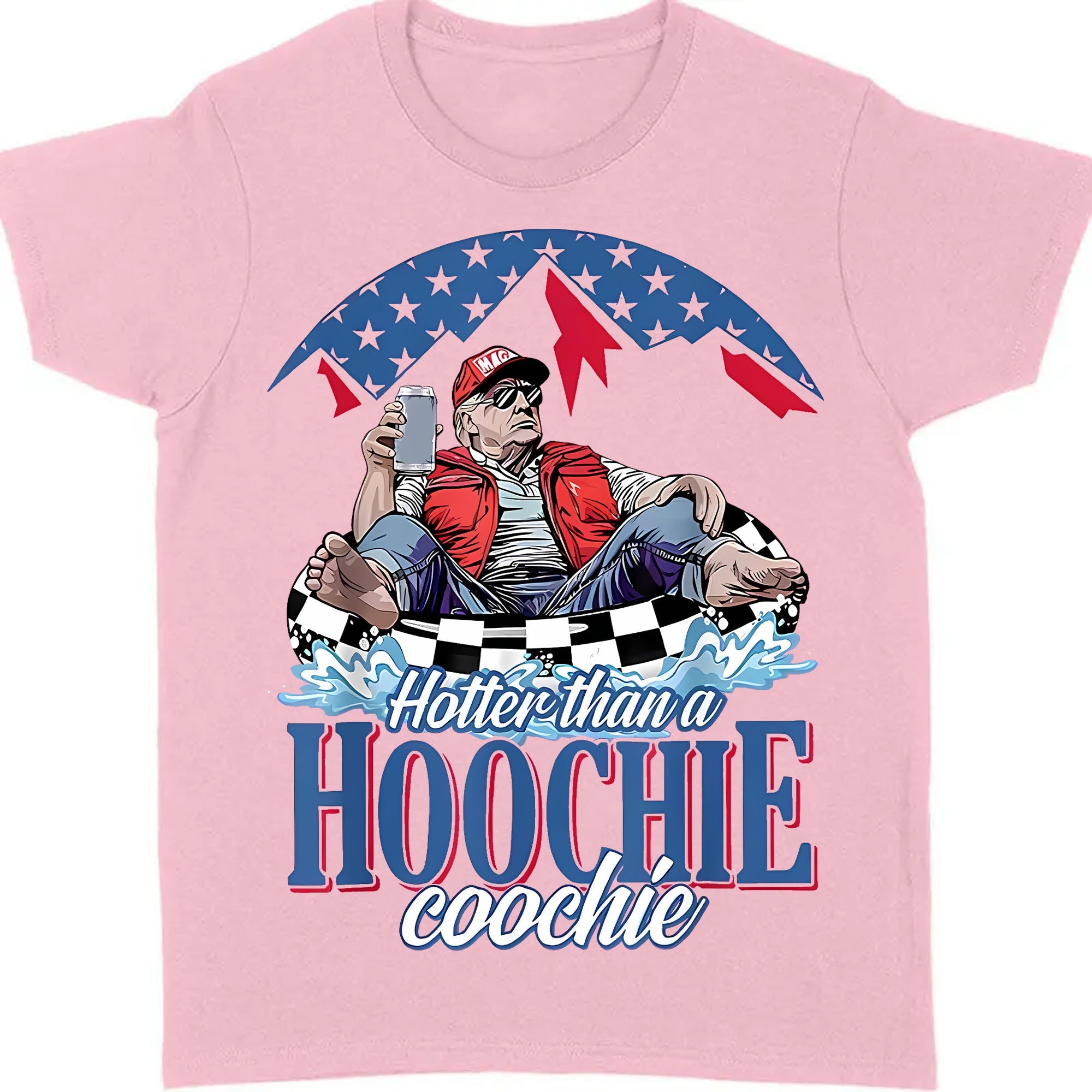 Hotter Than A Hoochie Trump Coochie Shirt | President Trump Summer Vibes T-Shirt | Patriotic Gift For Trump Supporters 682566 - GOP