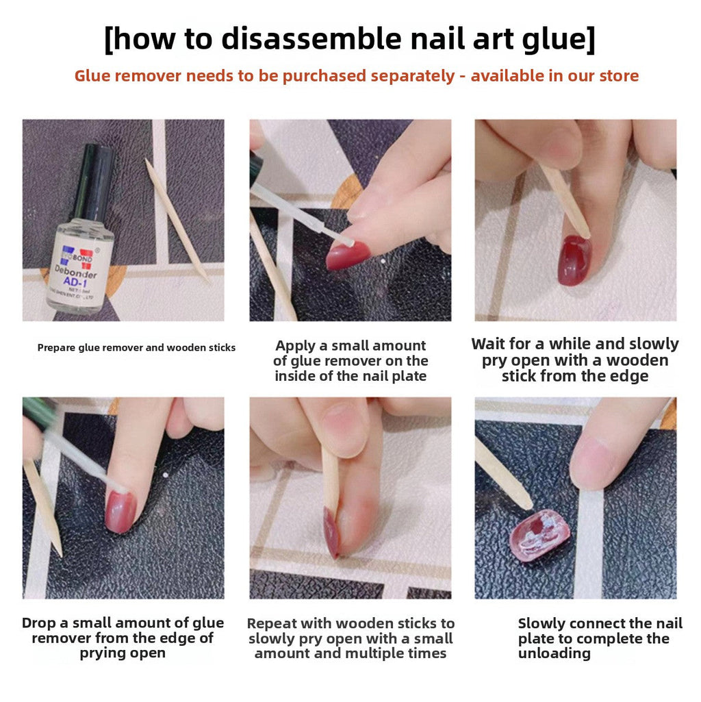 1045- Handmade press on nails fake nails removable