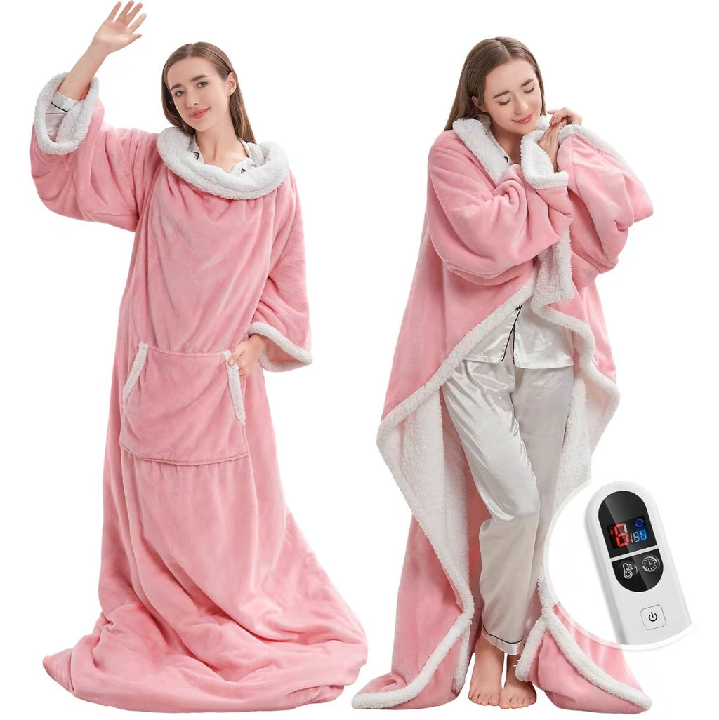 CozyNest Heated Wearable Blanket