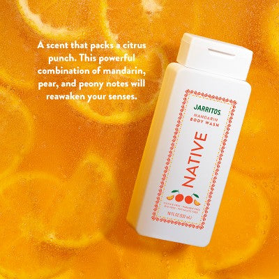 Native Body Wash for Women & Men Limited Edition Jarritos Mandarin 18 fl oz - Imperfect Container