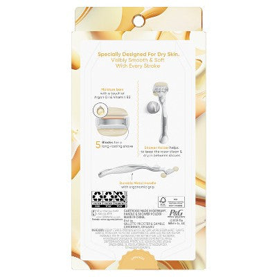 Venus Moistureglide Women's Razor Handle 2 Blade Refills + Shower Holder - Imperfect Box