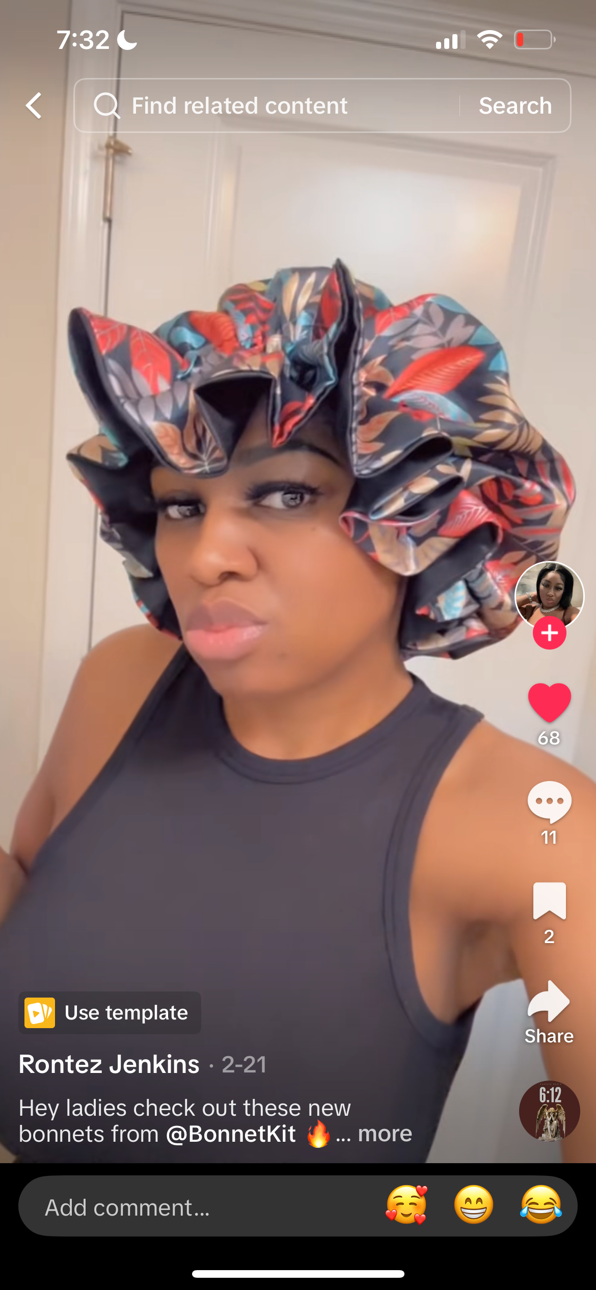 Soft Life All Satin Bonnet