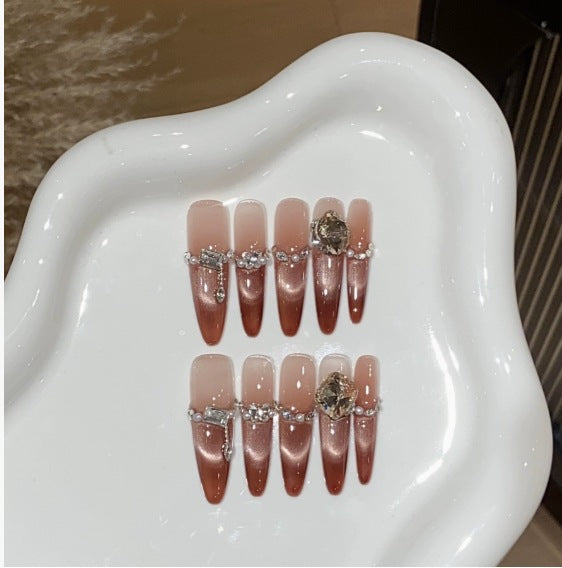 1034- Handmade press on nails fake nails removable