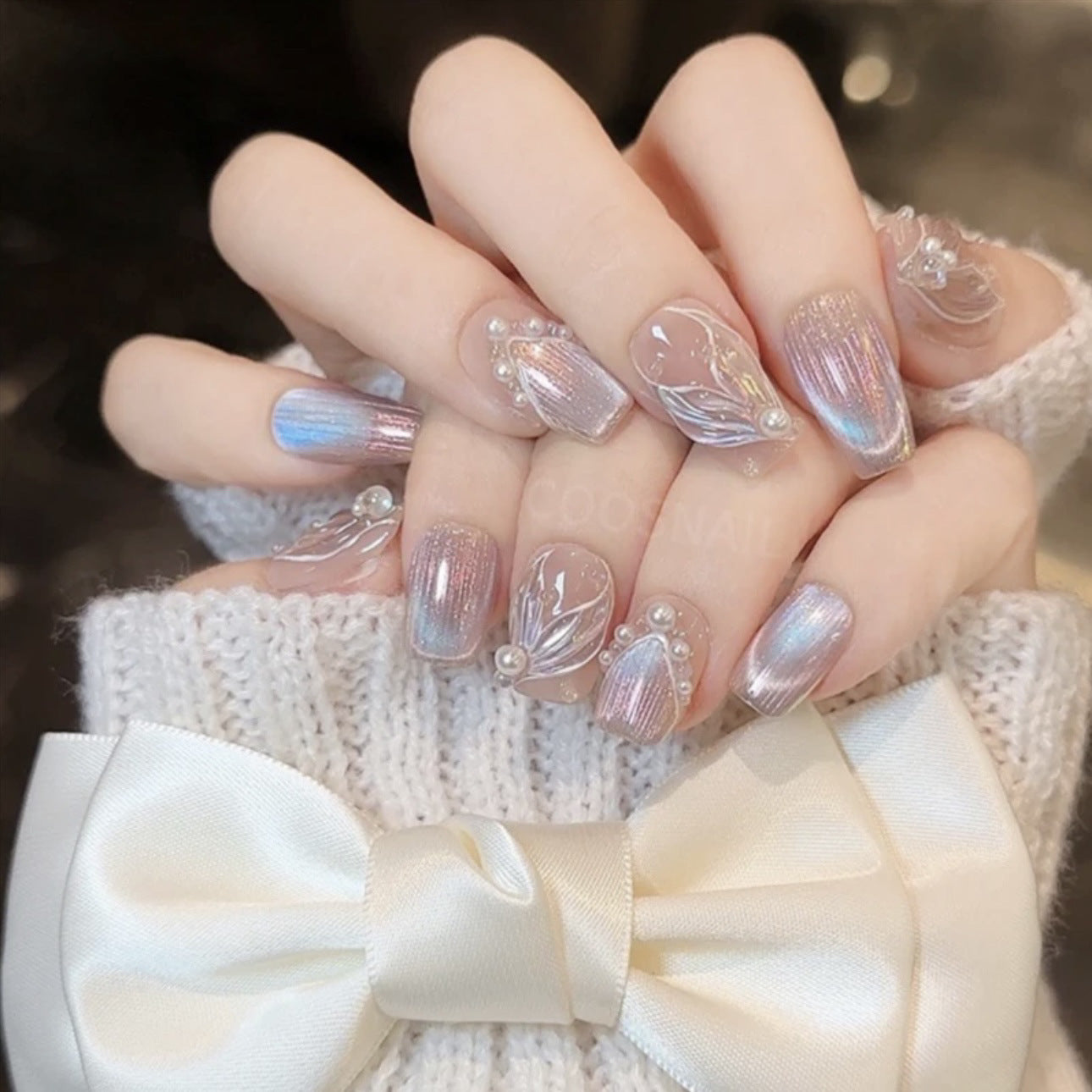 0989- Handmade press on nails fake nails removable