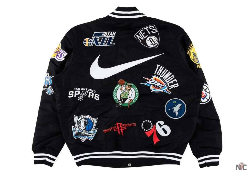 Supreme X Nike NBA Teams Logo Varsity Jacket