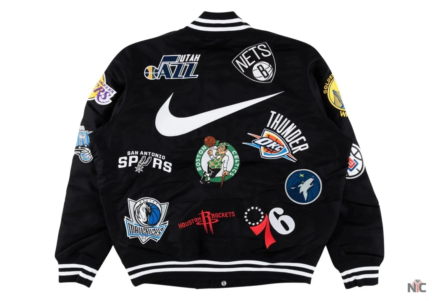 Supreme X Nike NBA Teams Logo Varsity Jacket