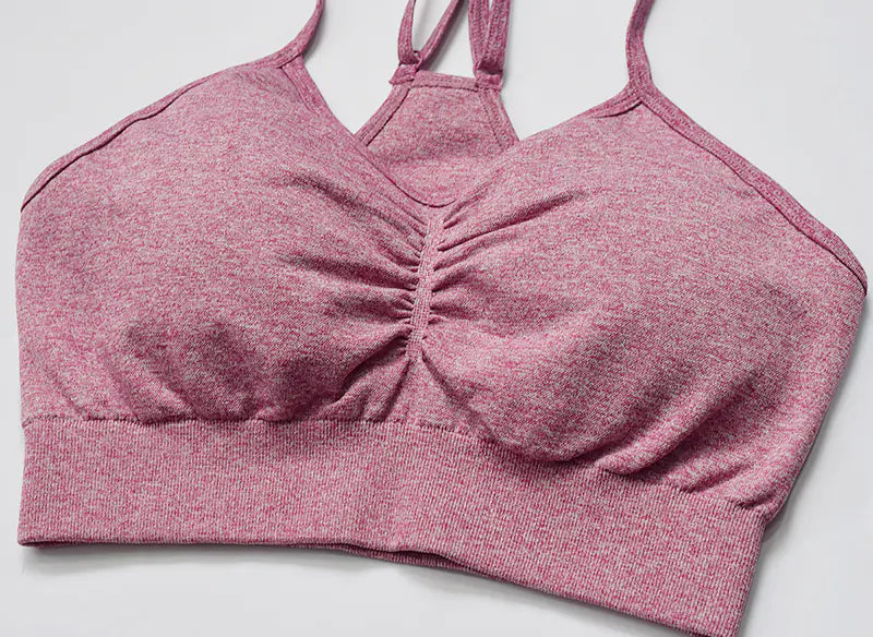 2020 New Cross-Border Yoga Outfit - Crop Top & Bra