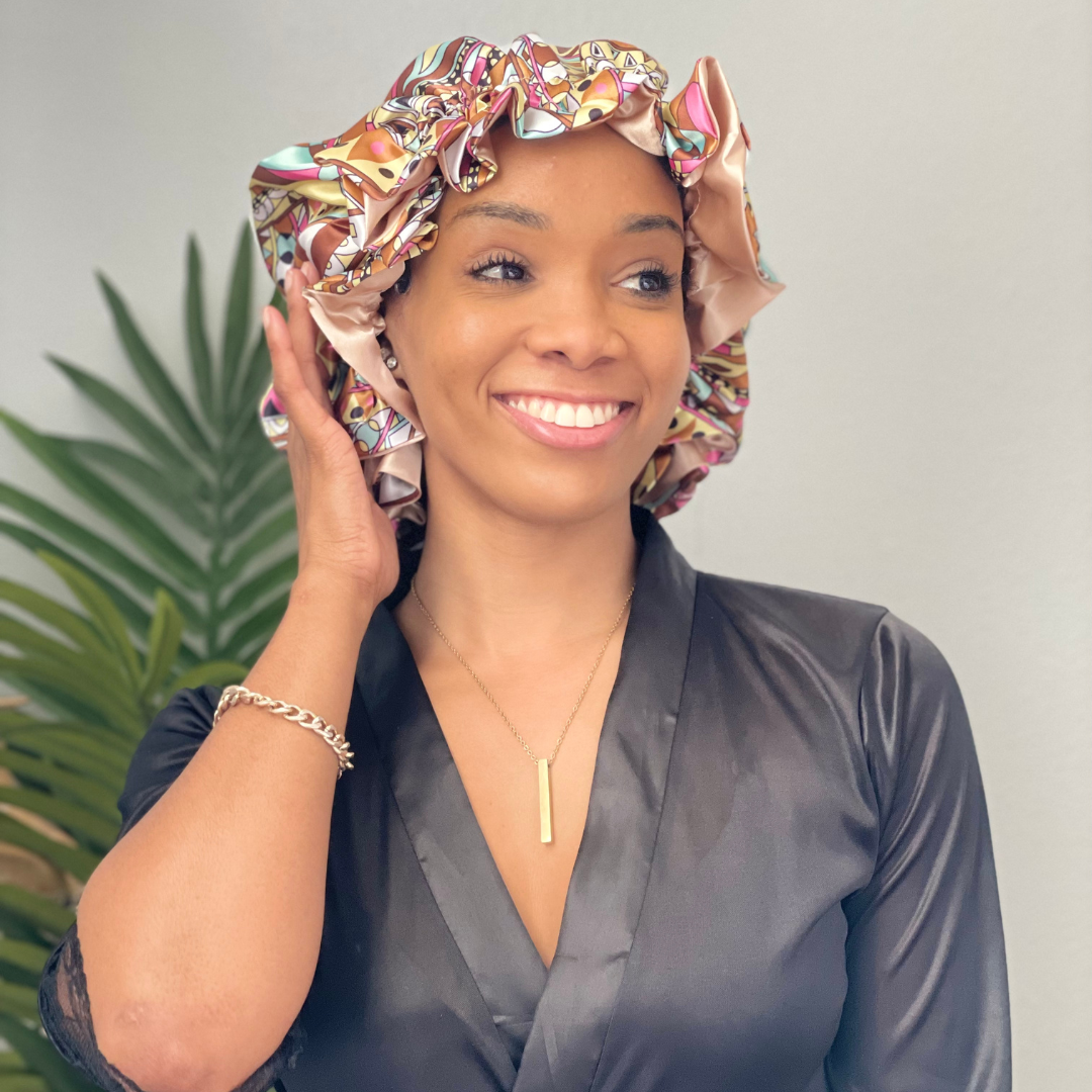 Good Vibes Only All Satin Bonnet