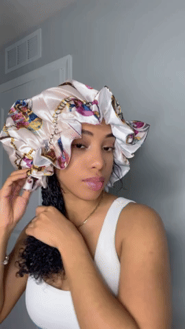 Good Vibes Only All Satin Bonnet